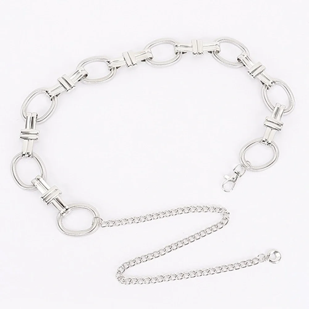Gold or Silver Chain Link Statement Belt